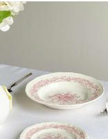 Platos de cerámica de estilo francés, color rosa, Vintage, para el hogar, galletas, pan, vajilla de postre para restaurante de alta calidad - details 7