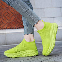 Taburete ultraligero tejido para mujer, zapatos deportivos ultraligeros de gran tamaño, ideal para primavera y otoño - details 20