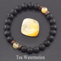 Pulsera de piedra de Lava para hombre, cuentas de piedra lunar de labradorita Natural, pulsera de Buda tibetano, pulsera difusora de aceite de Chakra, joyería para hombre - details 35
