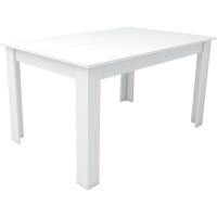 Comedor, Modelo Denver, para salón, Cocina, Acabado Blanco y Cambria, Dimensiones 138 (Largo) x 90 (Ancho) x 75 (Alto) (Blanco/Madera) - details 10