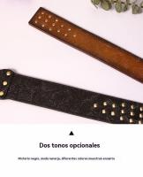 Paleta sexual de cuero, paleta azotadora para adultos, látigo sexual de cuero PU, paleta BDSM, juego sexual de bondage y cosplay. - details 1
