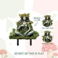 Decoración de micropaisajes, pila de jardín acrílica, estaca de jardín impermeable creativa, tapones de suelo de elfo multifuncionales para exteriores - details 20