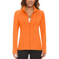 MAGCOMSEN-Chaqueta atlética ligera para mujer, manga larga, Upf 50 +, Tops con cremallera de Golf - details 18
