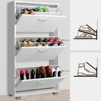 Mueble para 18 Pares Organizador Zapatos 3 Puertas Compacto 115x61x24cm - details 24