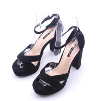 Calzados Soraia Sandalia Antelina Mujer Fiesta Tacón Cerrado Hebilla Moda 2023 - details 3