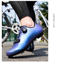 Zapatillas de ciclismo de carretera para hombre y mujer, zapatos planos de velocidad para bicicleta de montaña, con calas Spd y Pedal, novedad - details 20