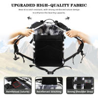 Mochila de senderismo de 80L/45L/30L, bolsa impermeable para exteriores, estilo táctico militar, paquete multifuncional para acampar y montañismo - details 21