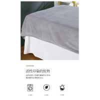 Sábanas gruesas de terciopelo para bebé con agujeros, color sólido grueso - details 6
