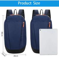 Mochila impermeable con cinturón ajustable para hombre y mujer, bolsa de senderismo ligera con cremallera para acampar, mochila de viaje al aire libre, 10l - details 0