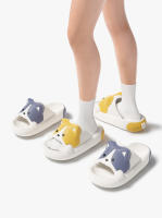 Zapatillas frescas de dibujos animados desgaste de verano lindo hogar interior zapatillas de baño de fondo suave antideslizante transpirable pareja sandalias - details 6