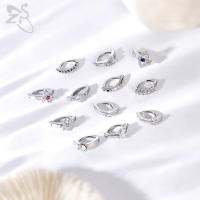 ZS-Piercings de ombligo con forma de flor para mujer, Piercings de ombligo curvo inverso, joyería corporal, 14G, 10MM, 1 pieza - details 16