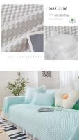 Manta suave de Color sólido para sofá, cubierta multiusos, toalla de sofá, decoración del hogar, alfombra de Picnic para acampar al aire libre - details 11