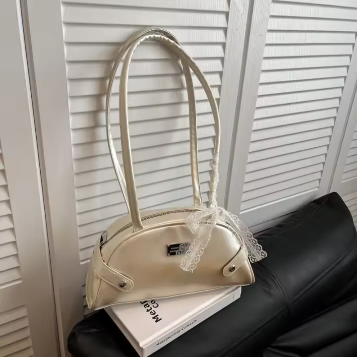 Bolso de Hombro de Moda Primavera 2025 Estilo Sencillo con Lining de Poliéster - 1