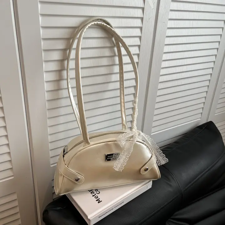 Bolso de Hombro de Moda Primavera 2025 Estilo Sencillo con Lining de Poliéster - 1