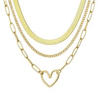 Collar de Cadena de Hueso de Serpiente de Amor en Capas Accesorio Diario Personalizado para Mujeres - details 4