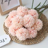 Ramo de Crisantemo Artificial 5 Piezas de Bolas Blancas Realista para Bodas, Fiestas, Decoración del Hogar u Oficina Regalo Sin Mantenimiento para Ocasiones Especiales - details 4