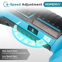 Herramienta Oscilante Sin Cable Yofidra Taladro Eléctrico para Carpintería en Casa DIY - details 6