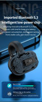 Mini auriculares inalámbricos con Clip para la oreja, audífonos de música de graves HIFI, Bluetooth, auricular deportivo único con micrófono táctil, auricular de negocios - details 9