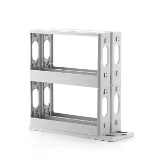Organizador de Especias InnovaGoods Deslizante y Pivotante Rispick, Capacidad para 20 Botellas, Diseño Ergonómico, Multiusos y Adaptable, Estantes Deslizantes con Rotación 90° - 1