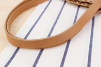 Bolso de paja tejido de un hombro redondo Simple para mujer, moda de playa, nuevo - details 10