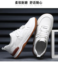 Cuero de vaca, cuero genuino, transpirable, versátil, deportivo, casual, zapatos para hombre - details 14