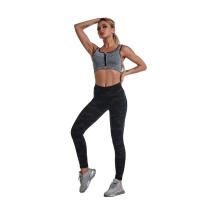 Top Deportivo De Talla Grande Para Mujer Con Cierre Frontal Push up Fitness Running Yoga Sport Bra Transpirable Nylon Spandex - details 6