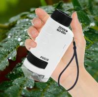 Microscopio de bolsillo Kit de juguetes científicos para niños 60-120x Mini microscopio de mano educativo con luces LED Juguetes para niños al aire libre - details 9