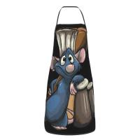 Unisex Ratatouille Remy con cuchara delantal adultos mujeres hombres Chef Tablier cocina para cocinar película animada pintura - details 28