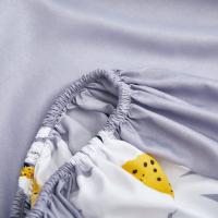 Sábana Ajustable Impermeable Cubierta de Cama Elástica Amigable con la Piel Estilo Floral - details 7