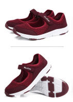 Zapatos informales de verano para mujer, zapatillas suaves y portátiles, suela plana, transpirables, sin cordones, color blanco - details 22