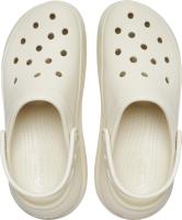 Classic Crush Clog mujer, adecuados para lugares casuales, sandalias de playa, zapatillas-Bone. - details 2
