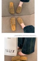 Sandalias de Verano Nuevas 2025 Zapatillas de Mujer Baotou con Suela Gruesa - details 4