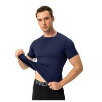 Camiseta de compresión de manga corta para hombre, de capa base camiseta interior, camiseta atlética - details 22