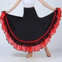 Vestido Flamenco para Mujer Estilo Clásico de Baile Gitano, Oscilantes Faldas, Toro, Salón de Baile, Actuación - details 0