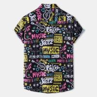 Camisa hawaiana de manga corta para hombre, camisa con estampado completo de flores para playa, novedad de 2024 - details 0