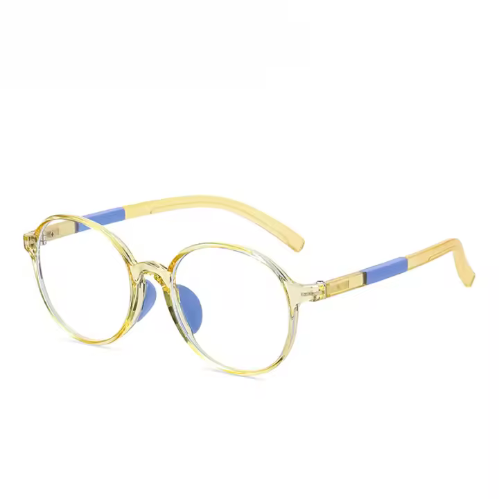 Nueva moda Anti-azul niños TR luz plana para hombres y mujeres gafas de protección ocular marco - 1