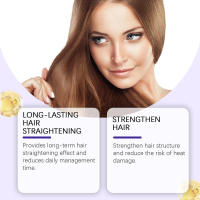 Crema alisadora de proteínas que hidrata, nutre, previene la sequedad, suaviza el cabello, mantiene y repara la calidad sin - details 5