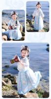 Conjunto nacional Hanfu para niños, disfraz de actuación del 3 de marzo, estilo étnico Miao, primavera/verano, 2025 - details 8