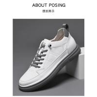 Primavera otoño zapatos de aumento interior para hombres zapatos deportivos casuales de cuero zapatos invisibles de aumento de altura hombres elevador deportivo 8CM - details 8