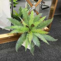 Grandes Hileras Artificiales Plantas de Palmón Tropical Árboles Persios Falsos para Jardín al Aire Libre - details 1