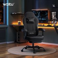 Oficina con Reposabrazos y Soporte Lumbar, Silla Gaming Giratoria con Asiento Amplio y Lleno de Muelle, - details 4