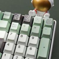 130key/set G November Fog Keycaps PBT Dye Subbed Key Caps Cherry Profile Keycap With 2.25U 2.75U 3U 7U Spacebar ISO Enter - details 3