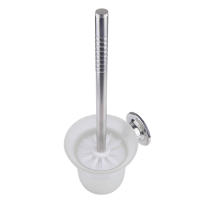 Cepillo De Inodoro Montado En La Pared Con Soporte Cepillo De Limpieza Acero Inoxidable Mango Largo Accesorios De Baño - details 4