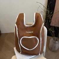 Bordado de letras amor chaleco mochila Nylon gran capacidad estudiantes bolso escolar bolsa de almacenamiento bolso de hombro mochilas - details 10