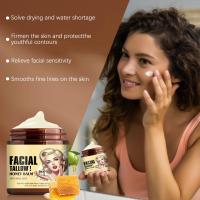 Bálsamo de miel y sebo de res batido, crema facial con acabado de hierba alimentada con pasto, bálsamo hidratante de miel y sebo batido, hidratante natural para rostro y cuerpo (2 botellas) - details 2