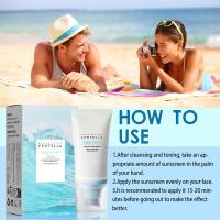 Protector solar Protector solar a base de agua Protector solar hidratante para la piel Aislamiento antiadherente Luz Blanco suave 50 ml - details 6