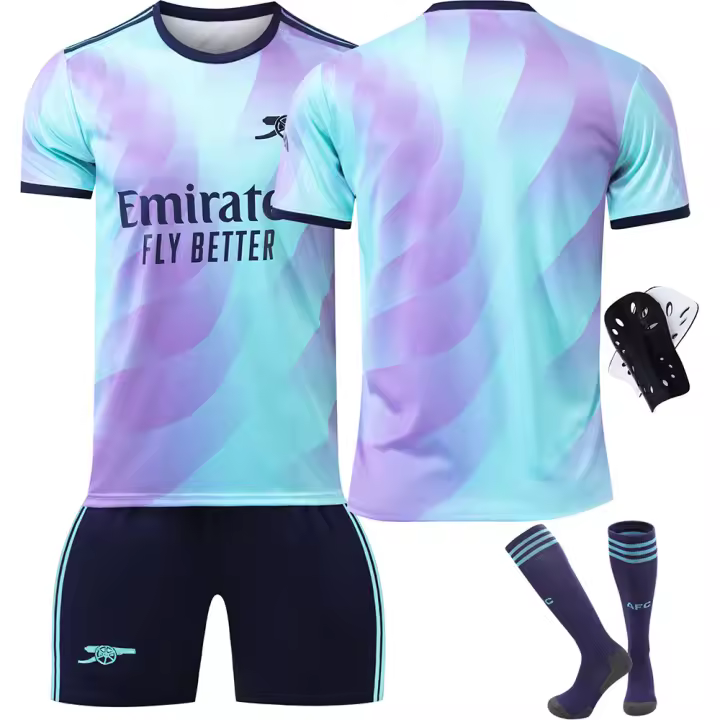 Jersey de Camiseta de Fútbol Europeo 2024 Traje Deportivo para Niños con Mangas Cortas - 1