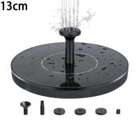 Fuente de 2,5 W, baño para pájaros con bomba con 6 boquillas, fuente de agua con energía solar para Garde - details 9