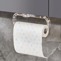 Soporte para papel de cocina con ventosa montado en la pared, bolsa de mantenimiento de frescura extraíble reutilizable, estante de almacenamiento de película, giratorio multifuncional - details 4