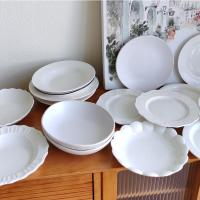 Blanco Retro ins postre plato Underglaze Color cerámica plato vegetal hogar restaurante Pasta plato Premium - details 9